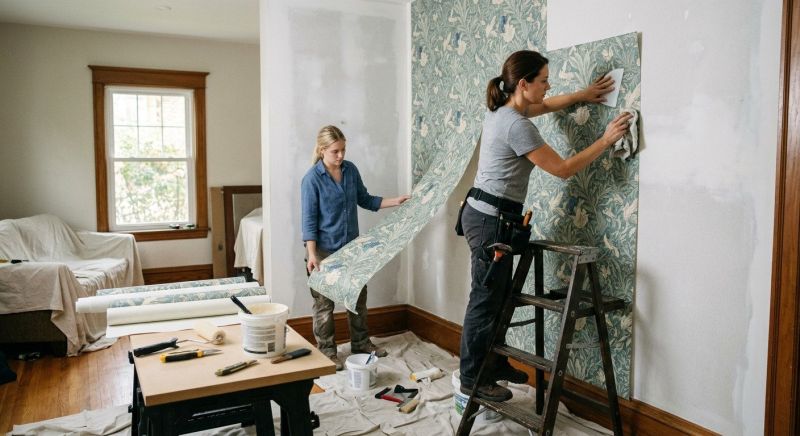 Kitchen Wallpaper Installation in Conroe, TX