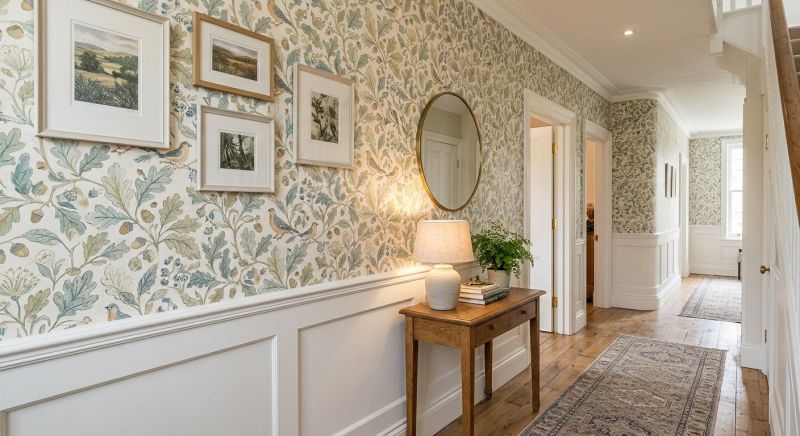 Hallway Wallpaper Installation in Roswell, GA