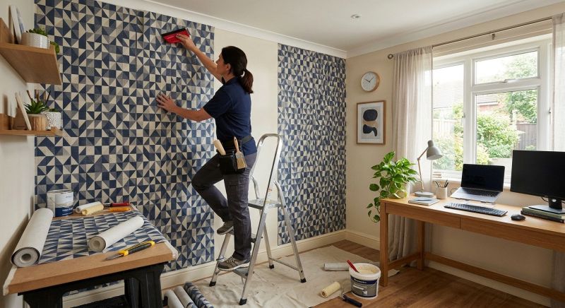 Kitchen Wallpaper Installation in Kansas City, KS