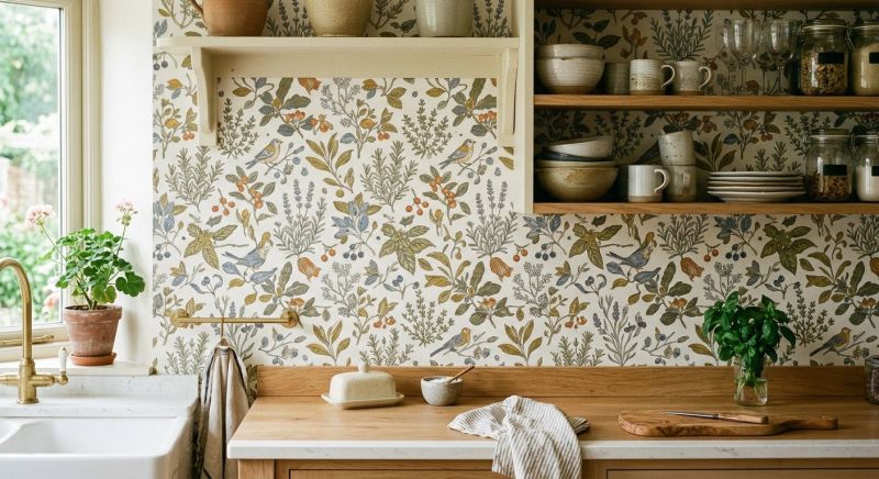 Kitchen Wallpaper Installation in Littleton, CO