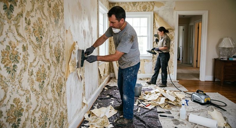 Wallpaper Removal Service in Roswell, GA