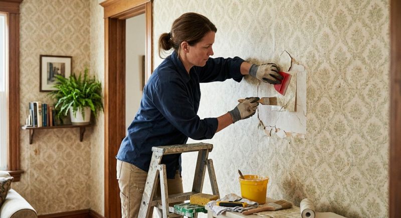 Wallpaper Repair in Roswell, GA