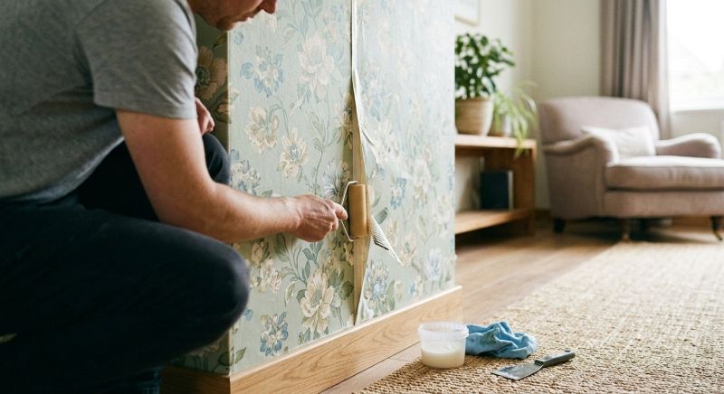 Wallpaper Seam Repair in Overland Park, KS